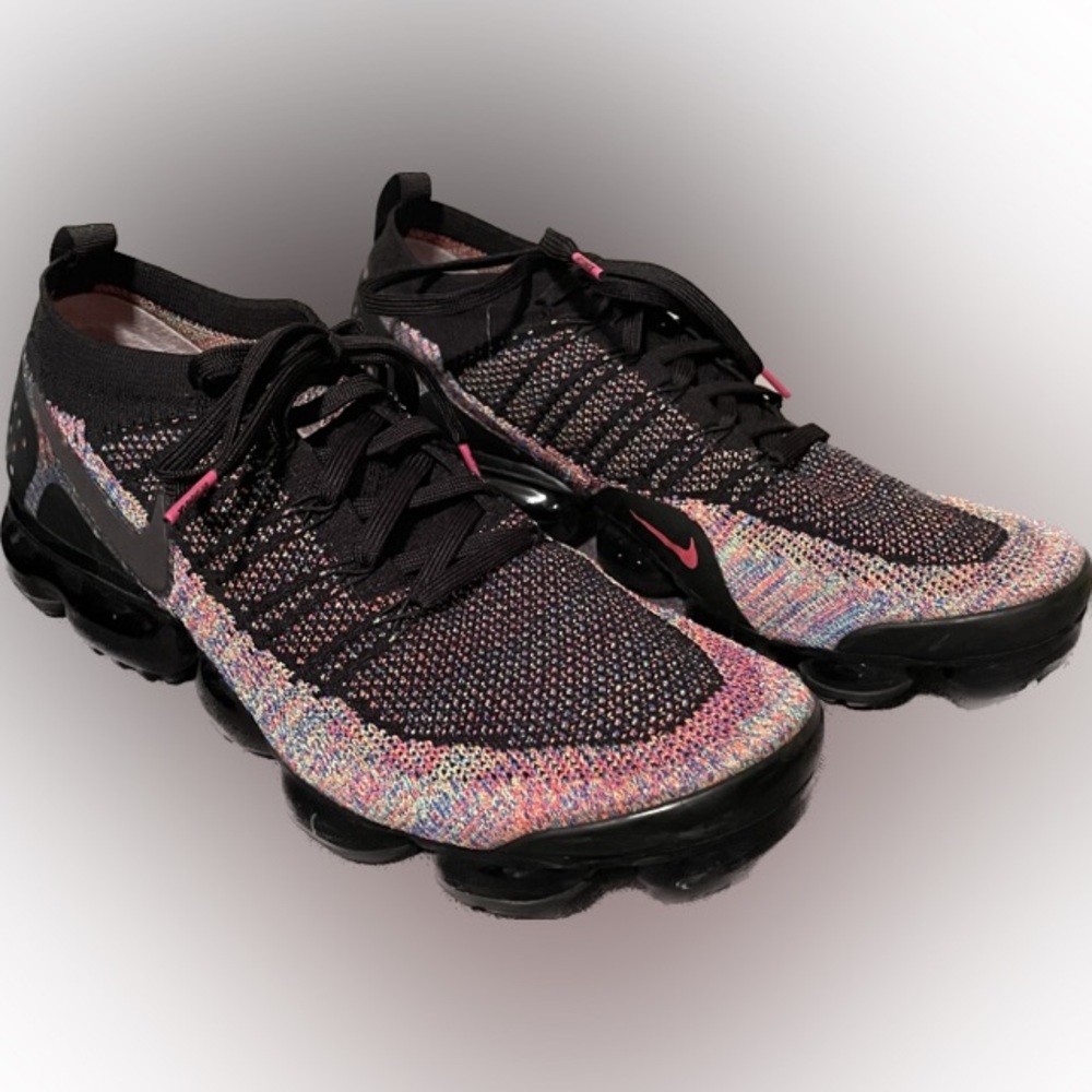Size 12.5- Nike Air VaporMax Flyknit 3.0 Multicolor
